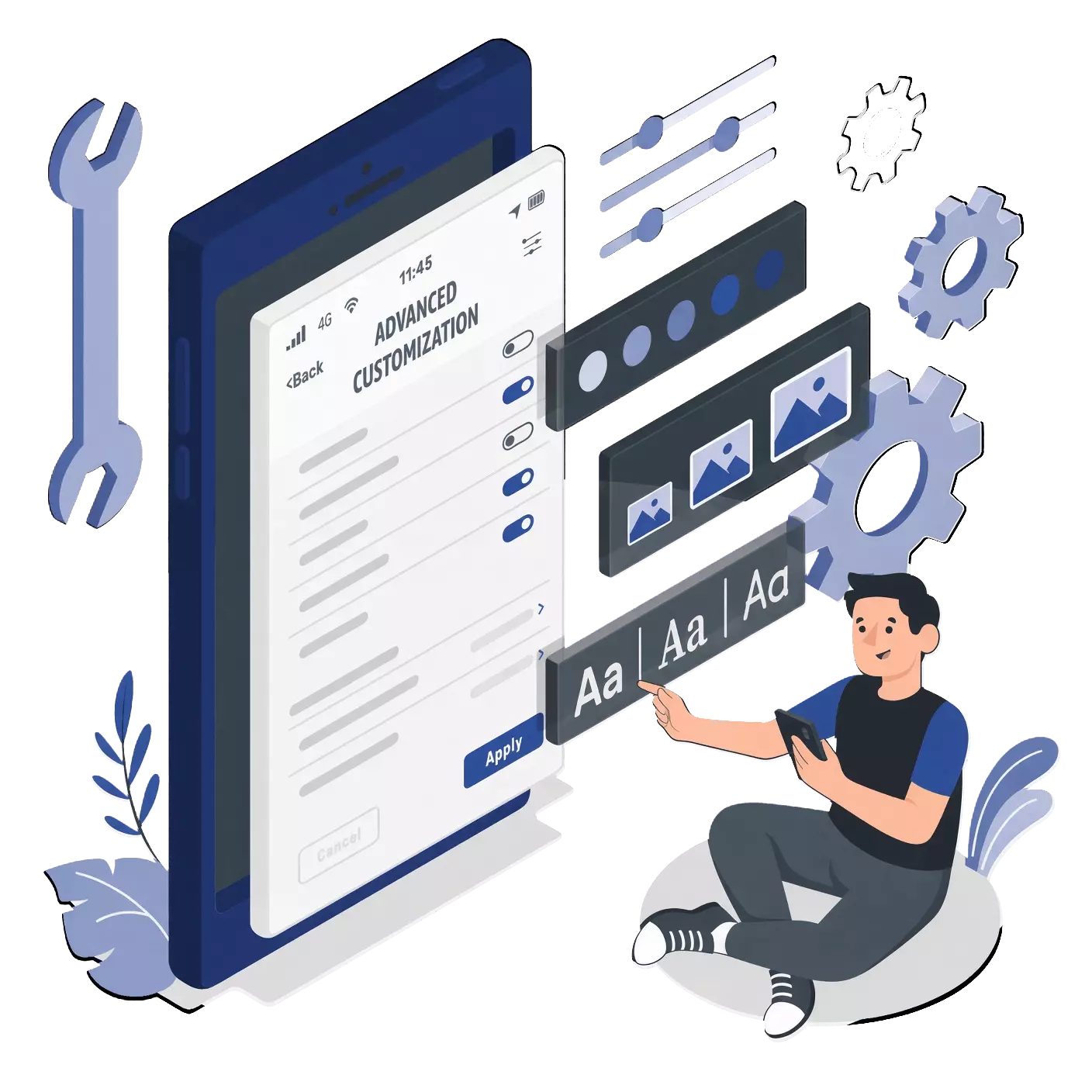 Customisation appli mobile